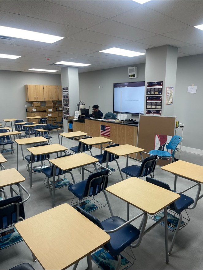 REO Workforce classroom interior project