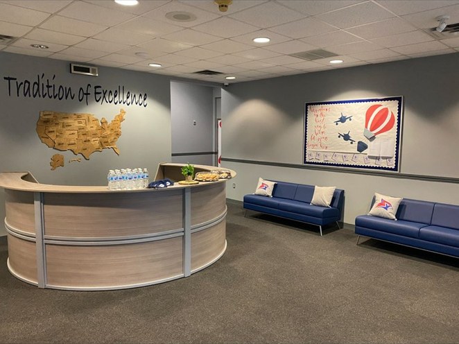 REO Workforce completed education facility reception renovation