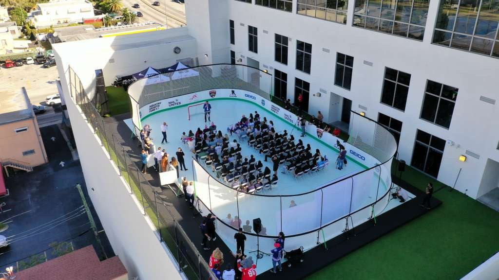 REO Workforce charter school athletic rink project